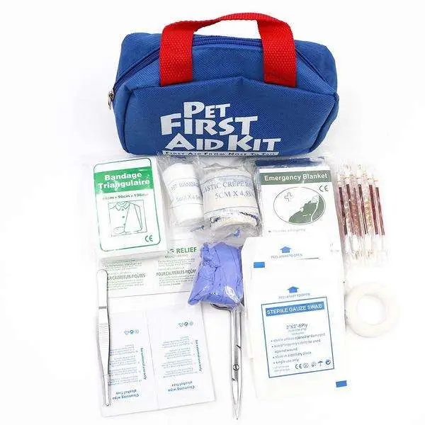 Chien d'urgence médicale personnalisée Whosale Pet Trousse de premiers soins à domicile, frais de voyage Arca Chien de compagnie Veternary PET et de chien et chat Kits d'animaux