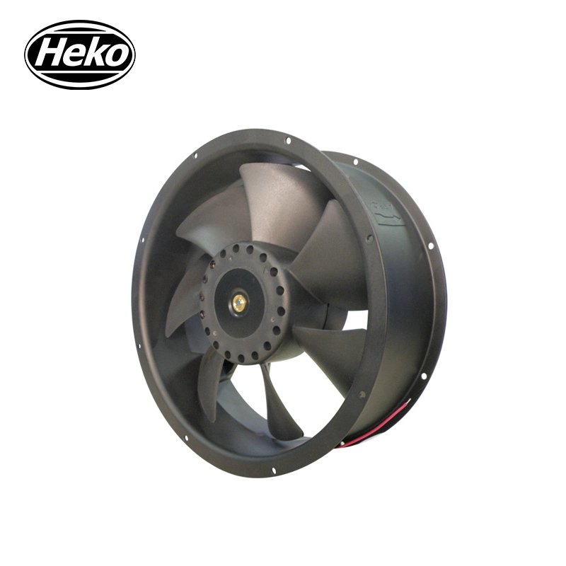 Heko ce215mm de aleación de aluminio compacto ahorra espacio Blade ventilador axial de la hoja de diseño