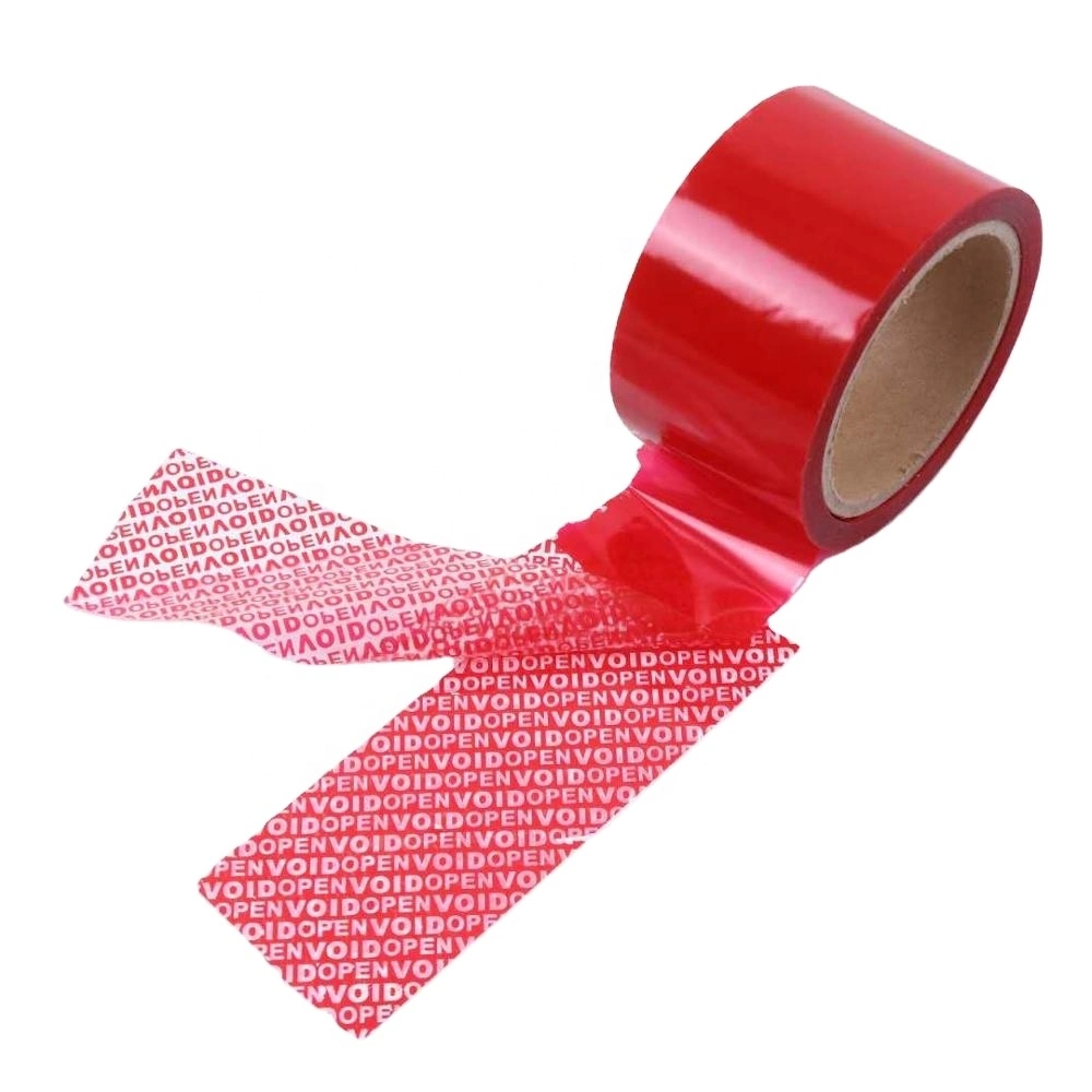 Factory Cheap Colorful Custom Printed Security Adhesive Masking Void Tape for Box Packing