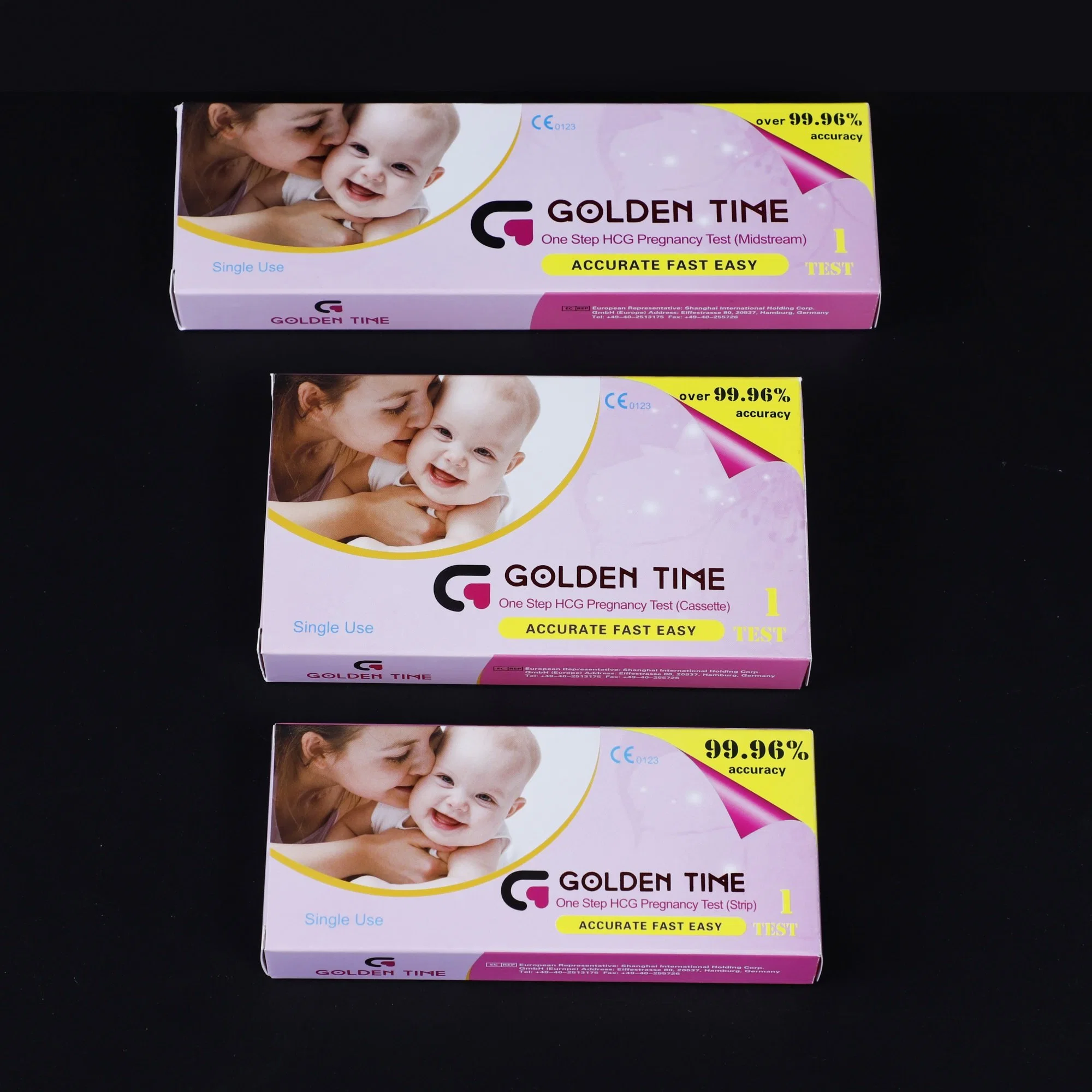 HCG Pregnancy Test Cassette for Testing Pregnancy High Sensitivity Urine Test for Women Household Test