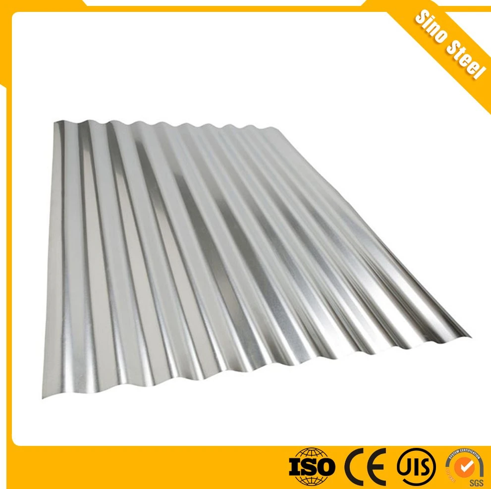 0,5 mm galvanizado corrugado mosaico de hojas de iones de techos de zinc