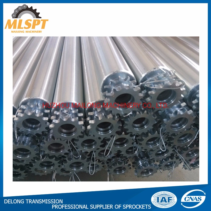 The Conveyor Steel Roller with Sprocket for The Roller Conveyor