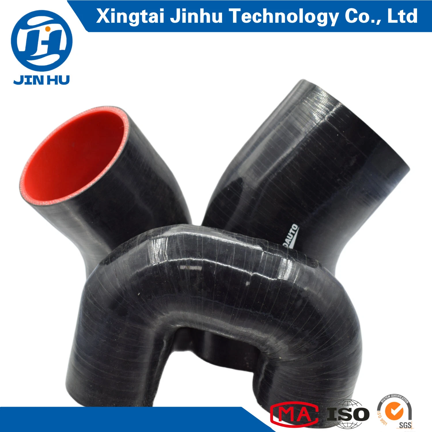 Jinhu Radiator 45 Degree Elbow Silicone Reducer 3 Inch Rubber Hose (OEM)