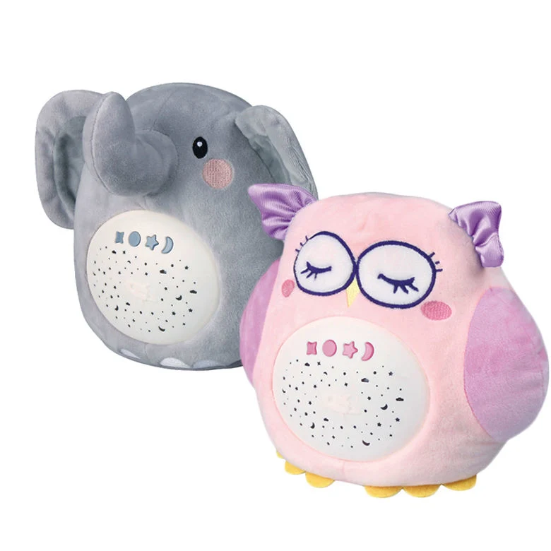 Soft Boneca Animal Musical Eléctrico apaziguar a acalmar o bebê Conforto Owl Peluche