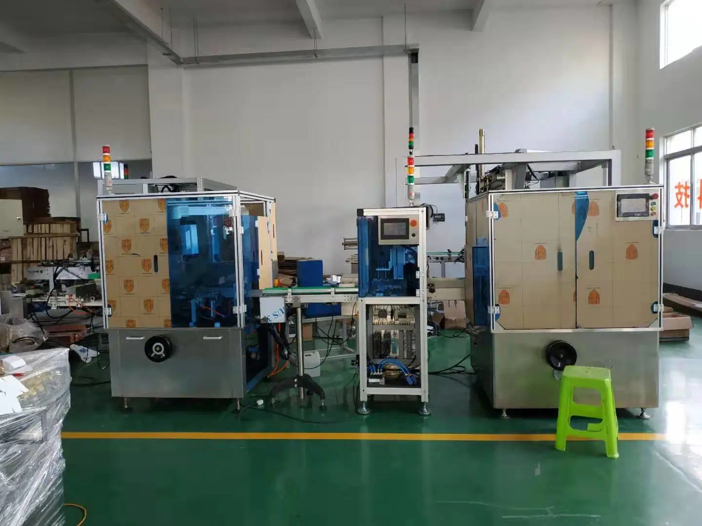 Factory Lowest Price Packaging Facial Packer Full-Auto Box Tissue Cartoning Machine