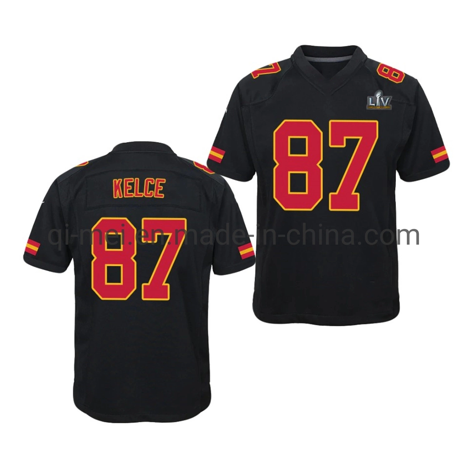 2021 Super Bowl LV Travis Kelce Chiefs Home Away Alternate Football Jerseys