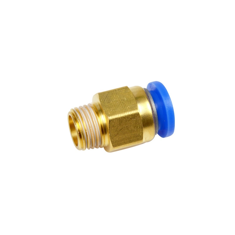 PC Pneumatic Connector Brass Pneumatic Air Fittings Connector Quick Parts for Air Accessories