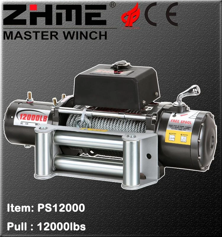 4WD Auto Application DC 12 Volt Electric Power Resource 12000 Winch for Jeep