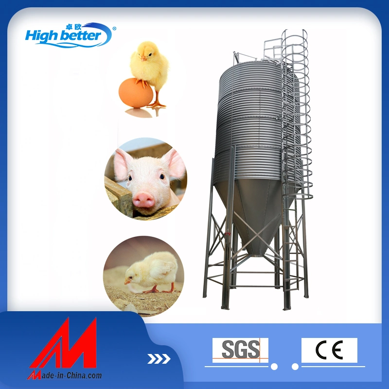 Chinese Direct Factory Large Capacity Hot Galvanized Chicken Feed Silo Grain Silo