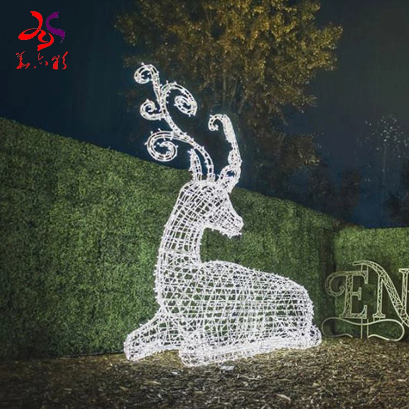 Wholesale/Supplier Giant Artificial Flower Motif Lights LED Animal Motif Lights 3D Sculpture Outdoor Decorations