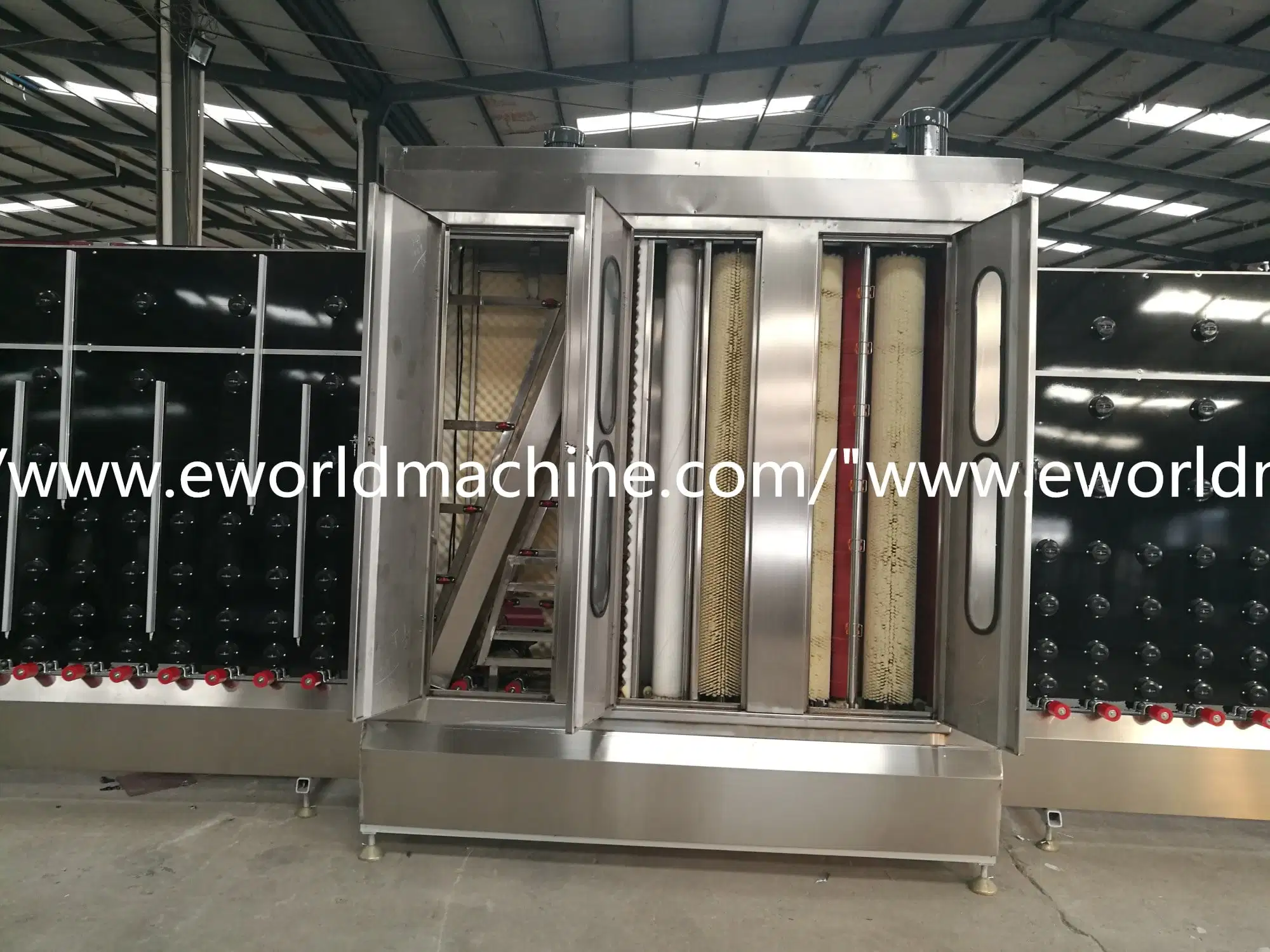 Factory Sale Vertical 2000mm Glass Washing Drying Equipment