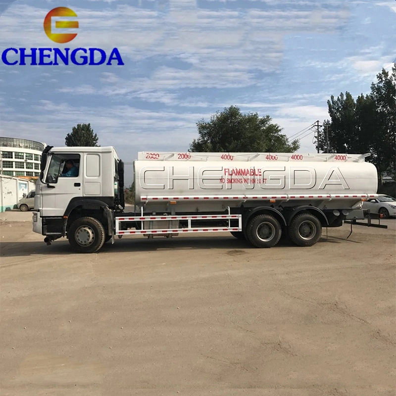 30000 Liters Fuel Tanker Truck 4X2 6X4 371HP Diesel Tricycle Truck