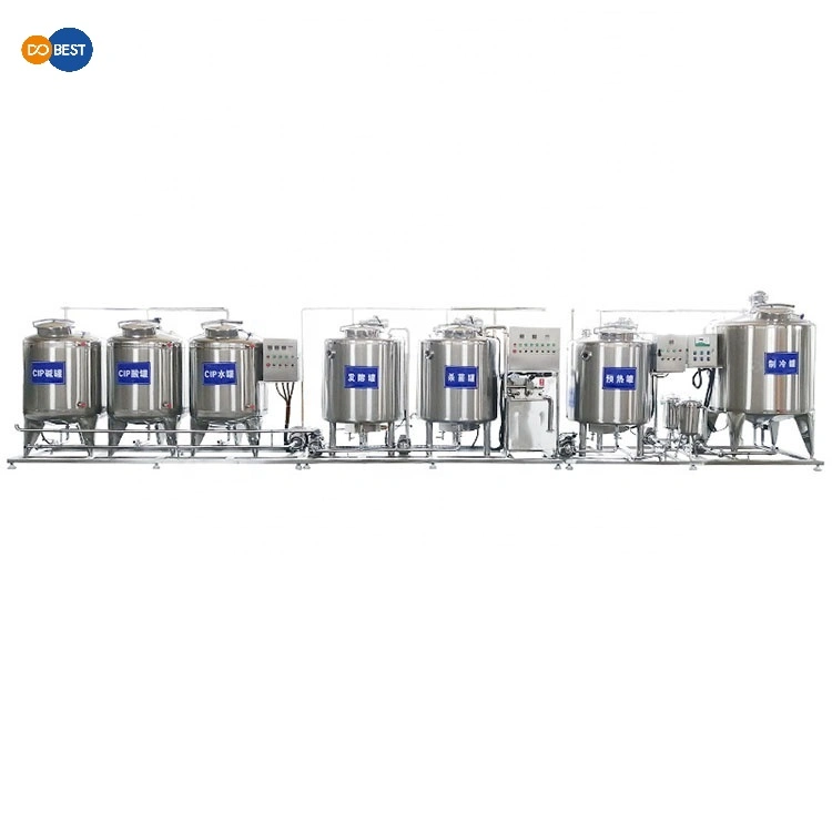 Factory High Quality Evaporated Dairy Production Line Milk Plant Processing Yogurt Making Machine Manufacture