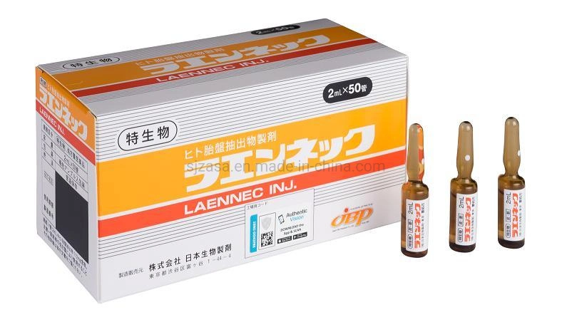 Laennec 50amg Placentex promover a circulação sanguínea hematopoiese regular a pressão arterial Anti-Allergy