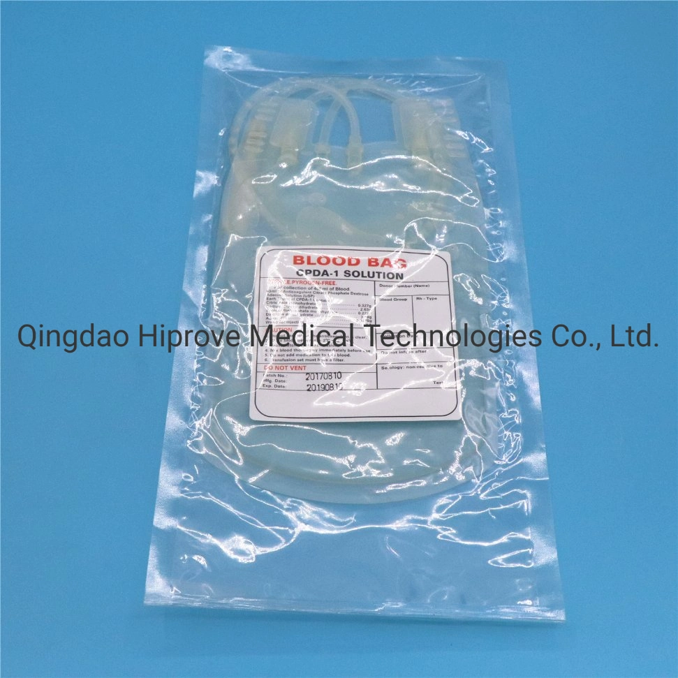 Disposible Sterile Medical PVC Blood Collection Bag