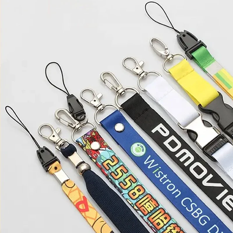 Universal Adjustable Nylon Neck Crossbody Strap Tether Patch Mobile Cell Phone Lanyard