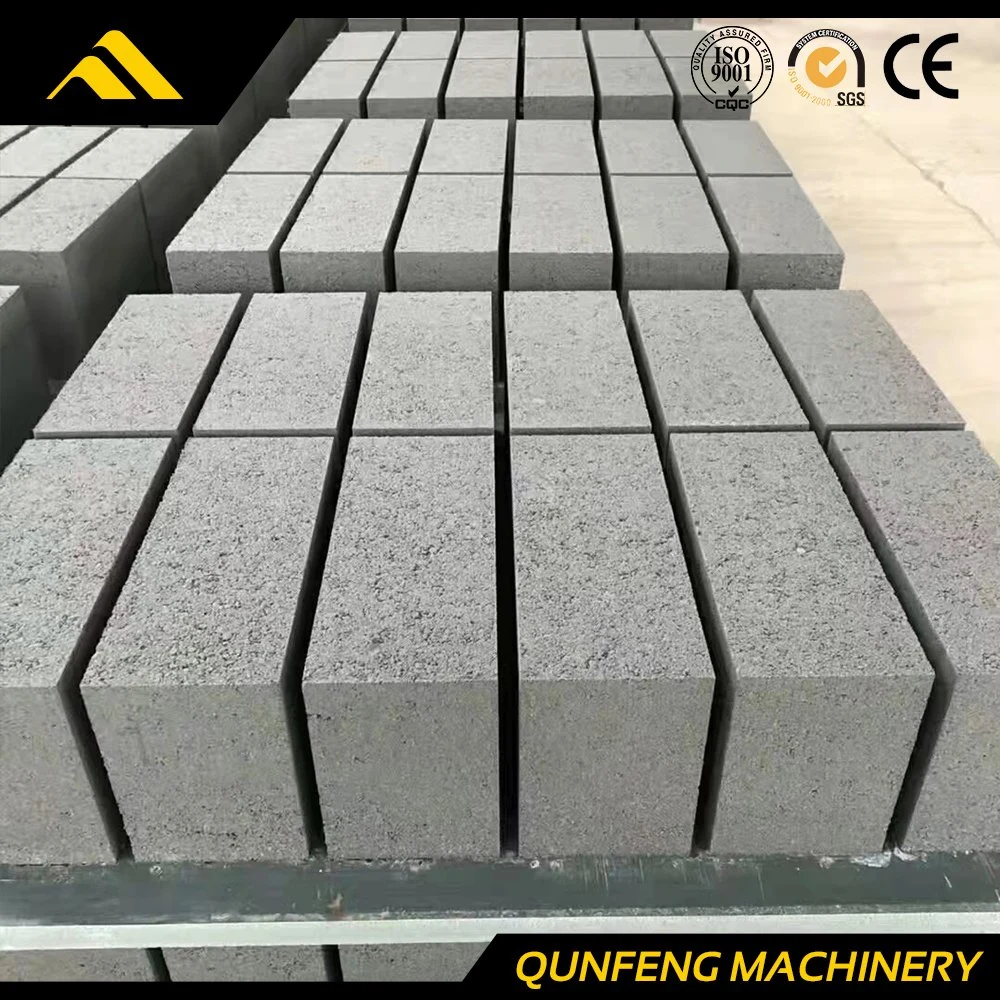 Factory Price Concrete Automatic Qunfeng Cement Block Machine Curb Stone Making Qf800