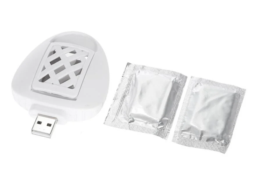 Bewegliches USB-Moskito-abstoßendes Mörder-Systems-Antiabwehrmittel mit 2PCS geben Nachfüllungs-Tablette-geruchloses ungiftiges frei