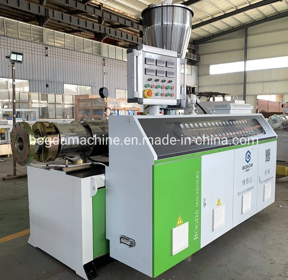 Bogda PLC Control Single Screw Extruder Plastic PVC Product Extrusion