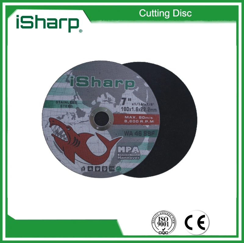 Isharp with Competitive 180mm Cutting Disc for Stainless Steel T41