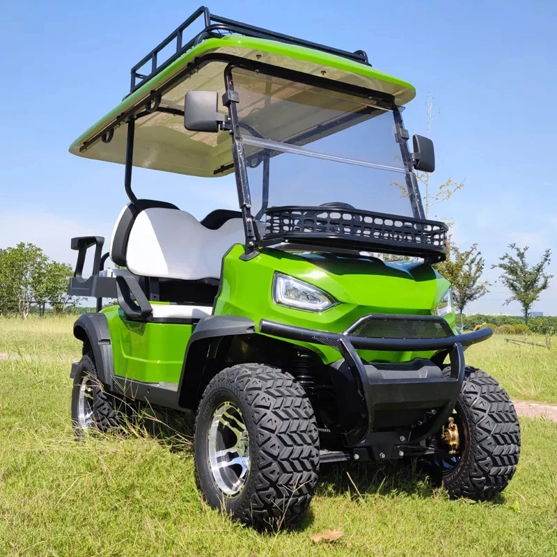 A fábrica 4+2 Clube de autocarros de turismo do banco eléctrico do carrinho carrinho de golfe Caça Carro com tela sensível ao toque do leitor Multimídia Câmera de Backup