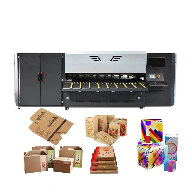 Inkjet Flatbed Carton Box One Pass Printer