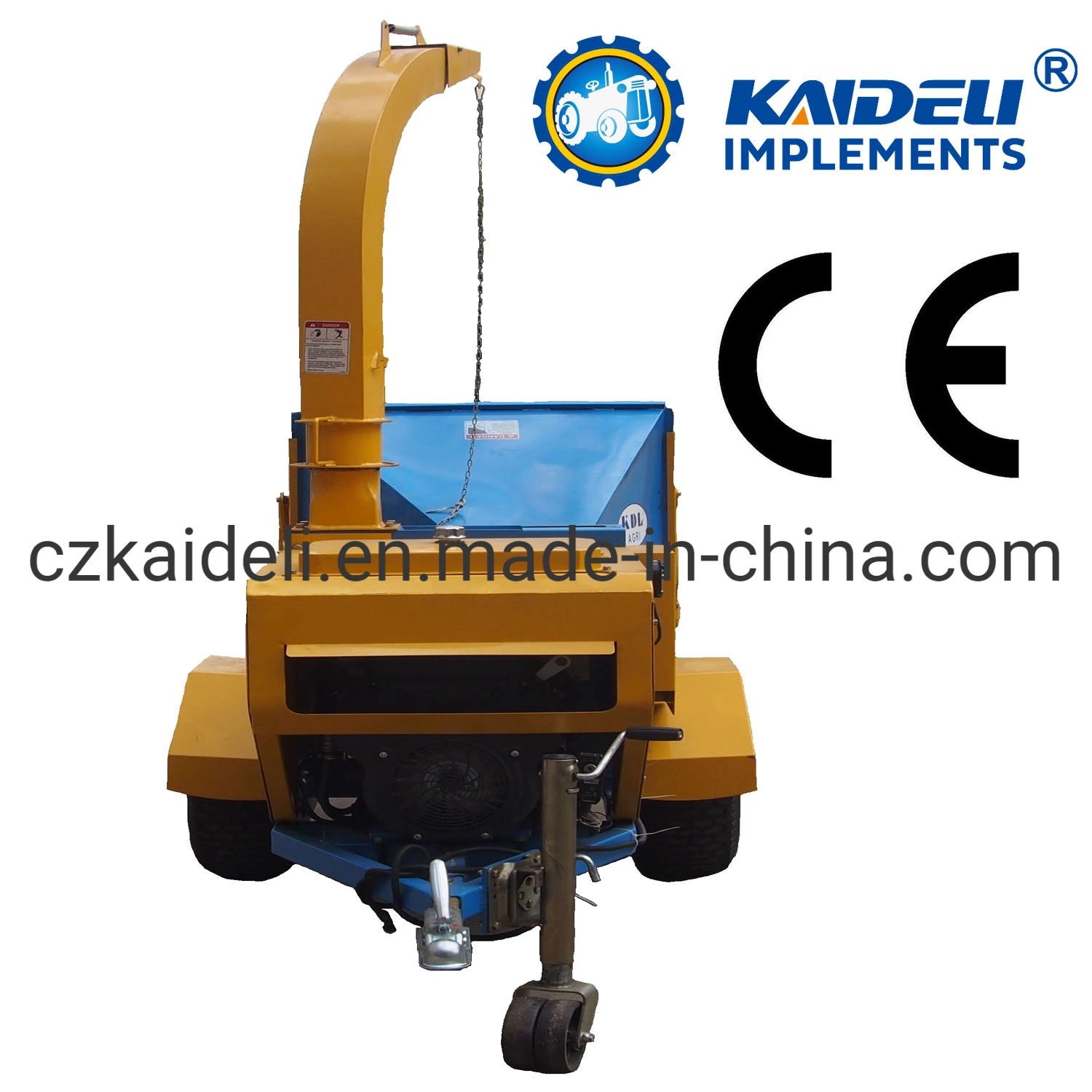 Wood Chipper with 22HP Electric Start Gasoline Engine (KDG5)