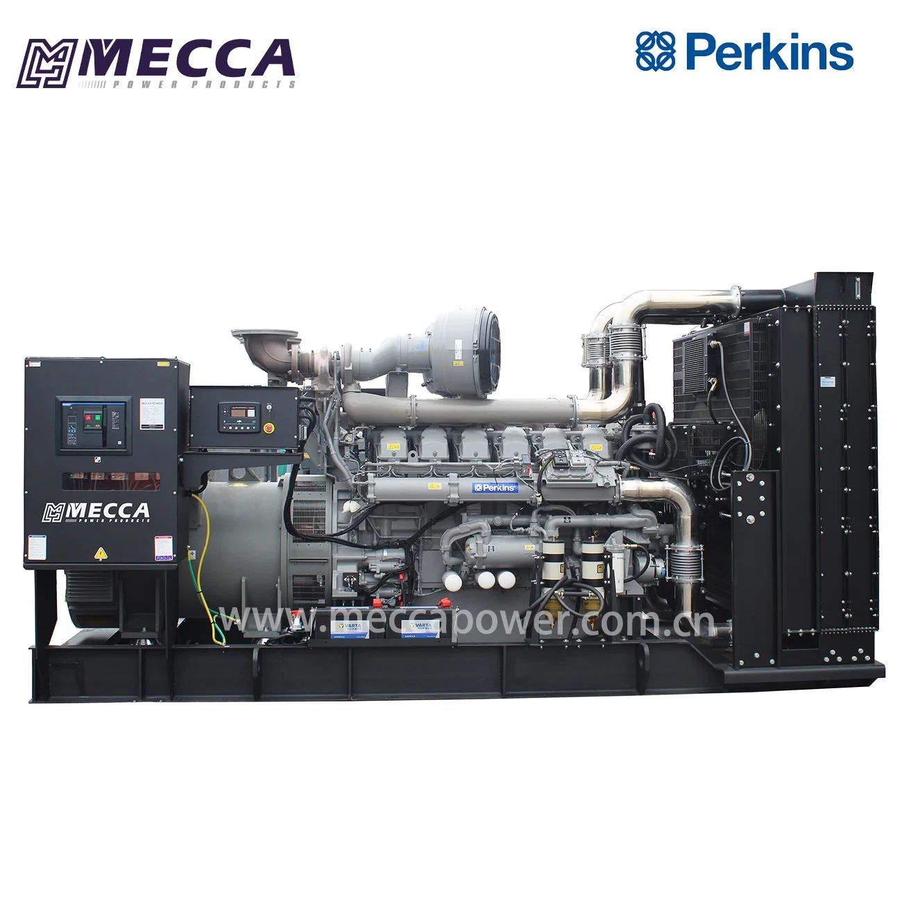 Générateurs de puissance diesel de secours avec moteurs Cummins Perkins Mitsubishi Sme Baudouin Yuchai Weichai de 500/1000/1500/1800/2000/2250/2500 kVA silencieux pour l'industrie.