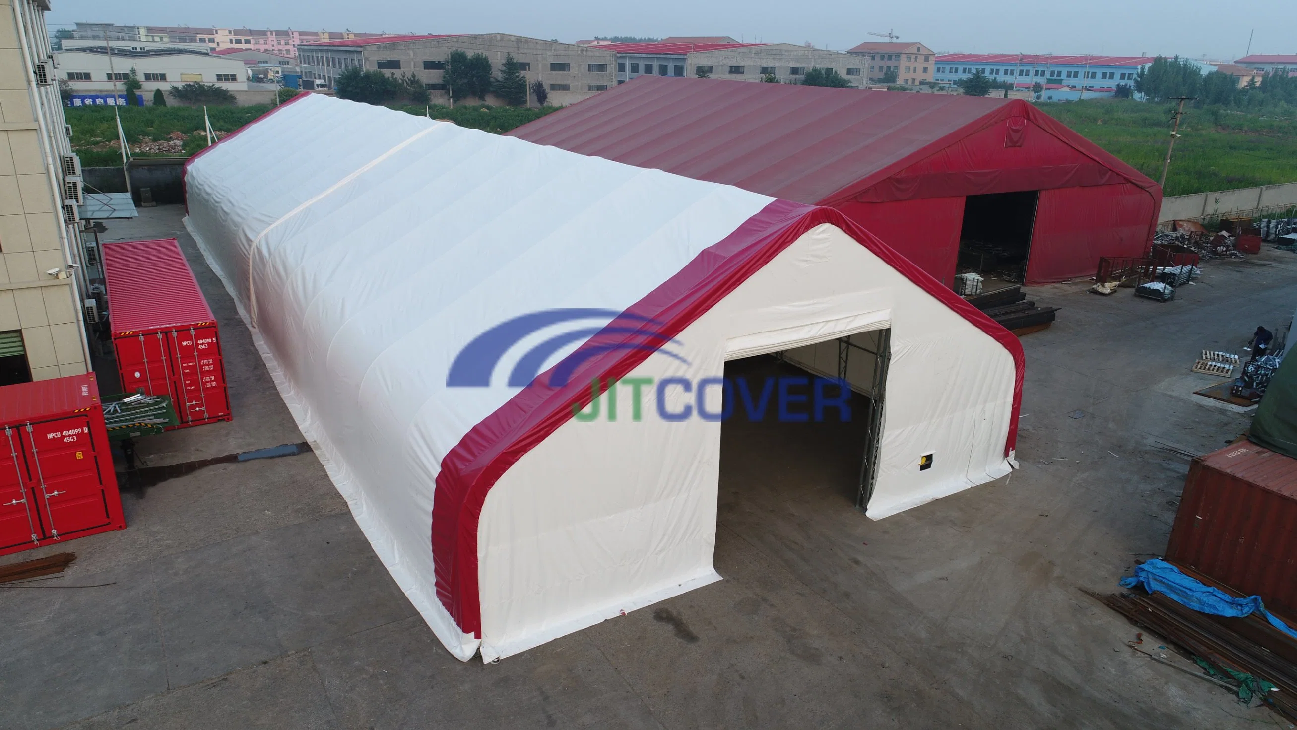 50&prime; Wide Engineered Prefab Warehouse / Prefabricated Warehouse/ Steel Frame Warehouse/ (JIT-5010024PT)