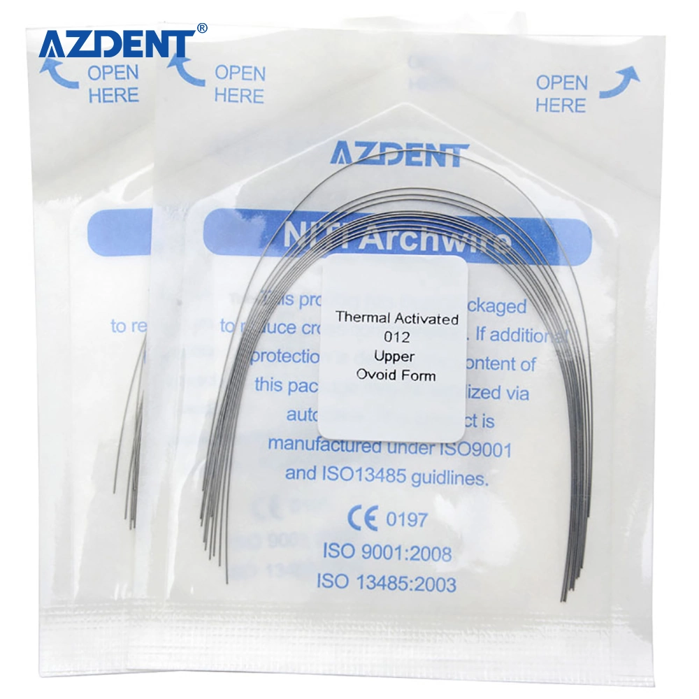 Dental Supplies Thermal Activated Super Elastic Niti Orthodontic Arch Wire