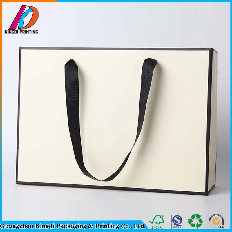 Luxury Silk Handle Shopping Paper Gift Bag Packaging