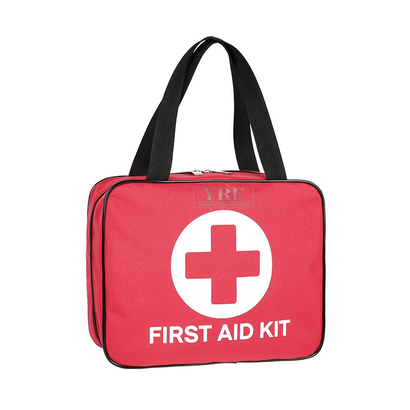 Red First Aid Bag 24*20*9cm Tactical Trauma Bag Medical Storage Bag for First Aid Kits Pack Emergency Hiking Office Medical Kit