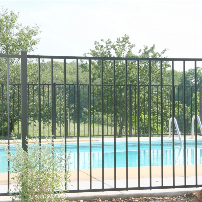 Powder Coated Security Fence Aluminum Fence Panel Steel Fence Garden Fence