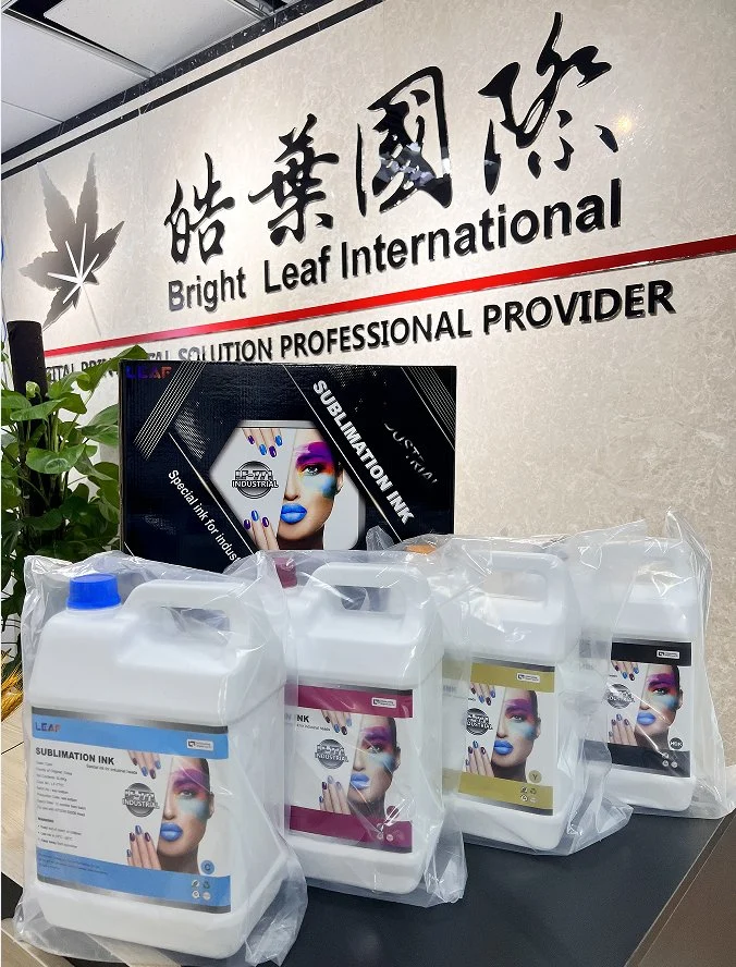 LEAF High quality/High cost performance Middle-Density Sublimation Dye Ink 1L für Tintenstrahldrucker Digitaldrucker