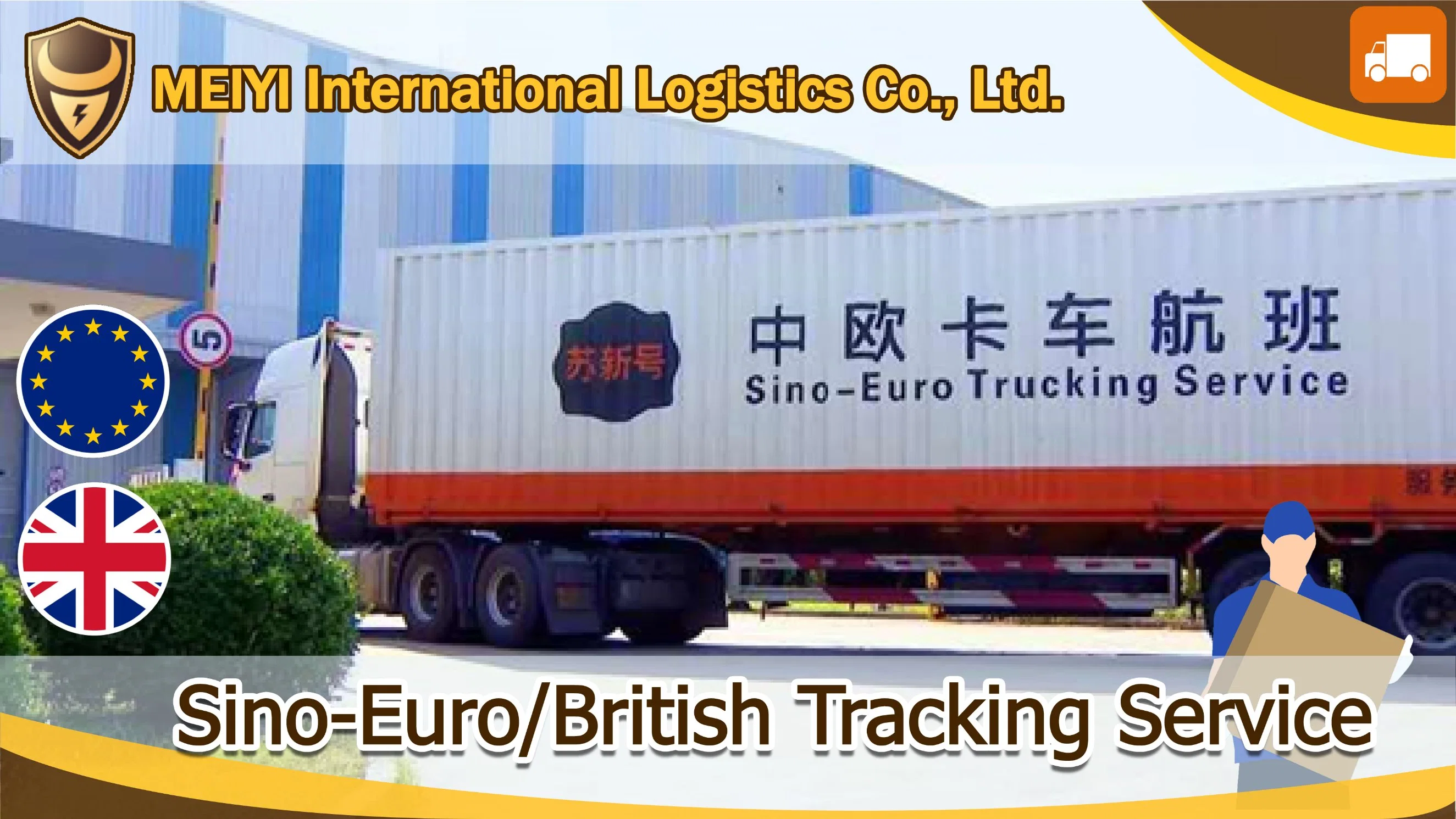 Sino-Euro Truck service: Shipping service from China to UK DDP DDU  by  door-door shipment  international forwarder