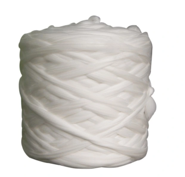 3D*88mm Raw White 100% Virgin Polyester Tops for spinning