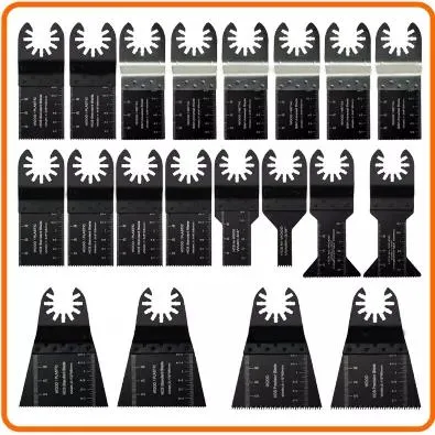 23 PCS Kit Semicircle Oscillating Multi-Tool Saw Blade Set