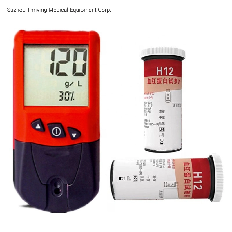 Portable Poct Hemoglobin Analysis Hemoglobin Meter (THR-12)