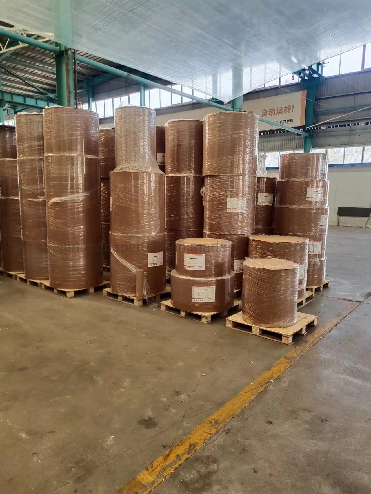 Fábrica de Fabricação de atacado rolos grandes bobinas grandes bobinas diretas de bobina Jumbo pos caixa Registar rolo de papel de receção térmica da impressora