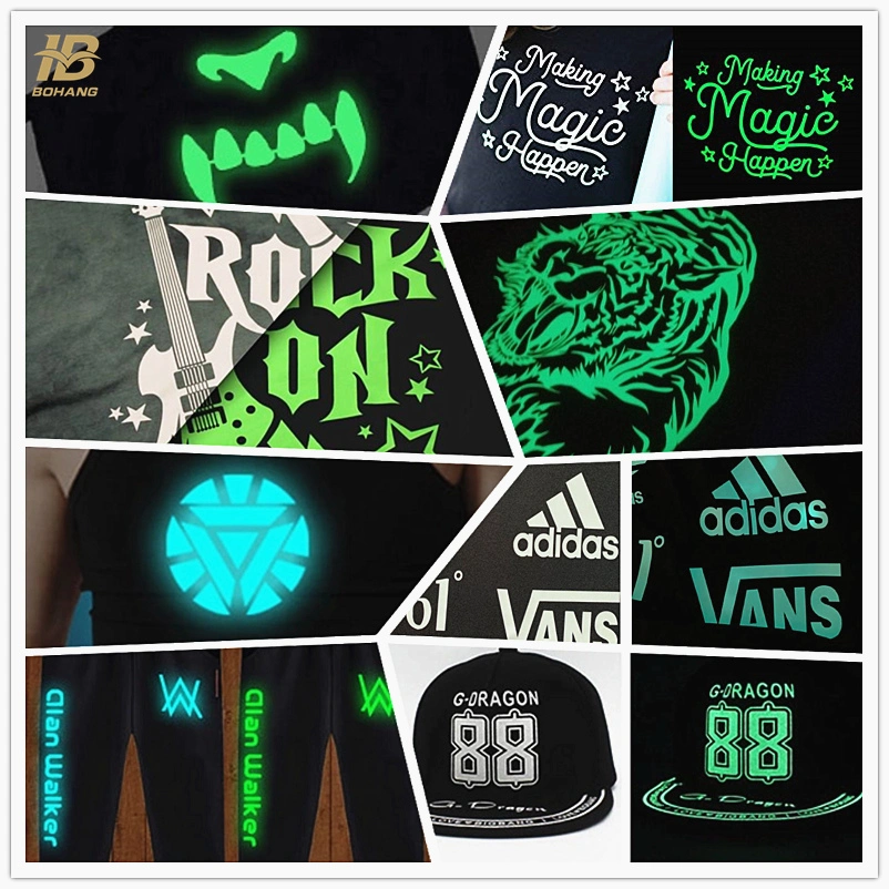 PU Glow in The Dark Luminous Heat Transfer Vinyl Paper