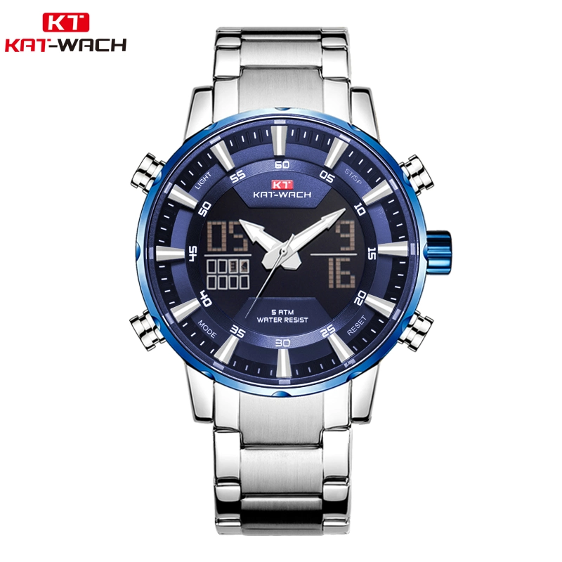 OEM Dual Time Hot Sale Watches Men Sport Gift Watch Quartz Watches