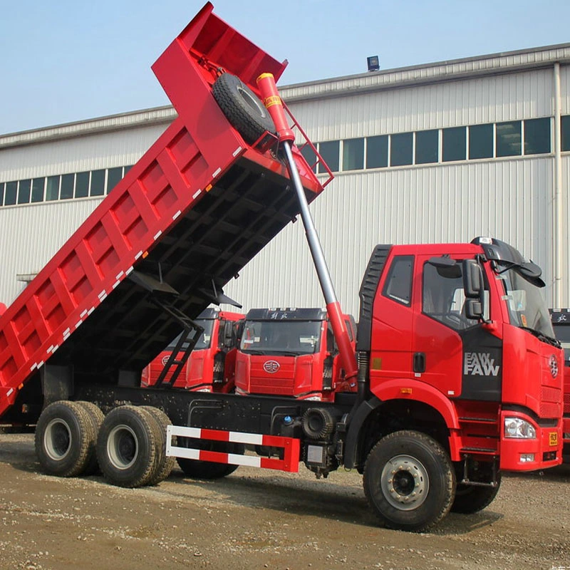 Exportés à de nombreux pays de la cabine avec climatisation utilisé FAW Chariot camion à benne basculante 6X4 380HP Euro4 pour la vente