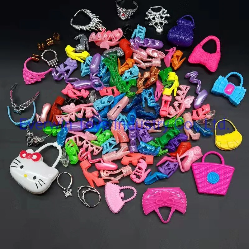 Plastic Toy Doll Accessory Sets for 1/6 Dolls