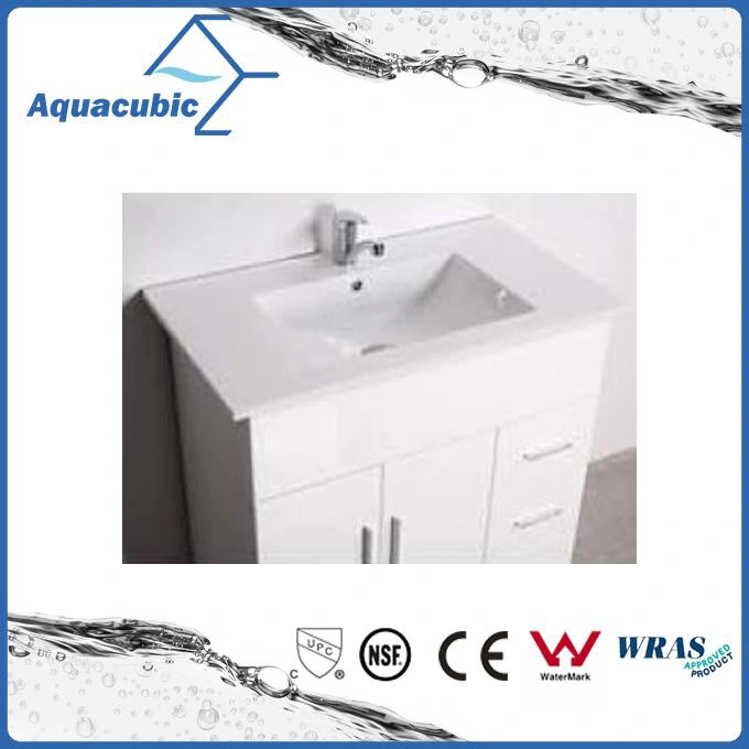 Hot Sell Australia Style White Painted Bathroom Furniture (AC-8090B)