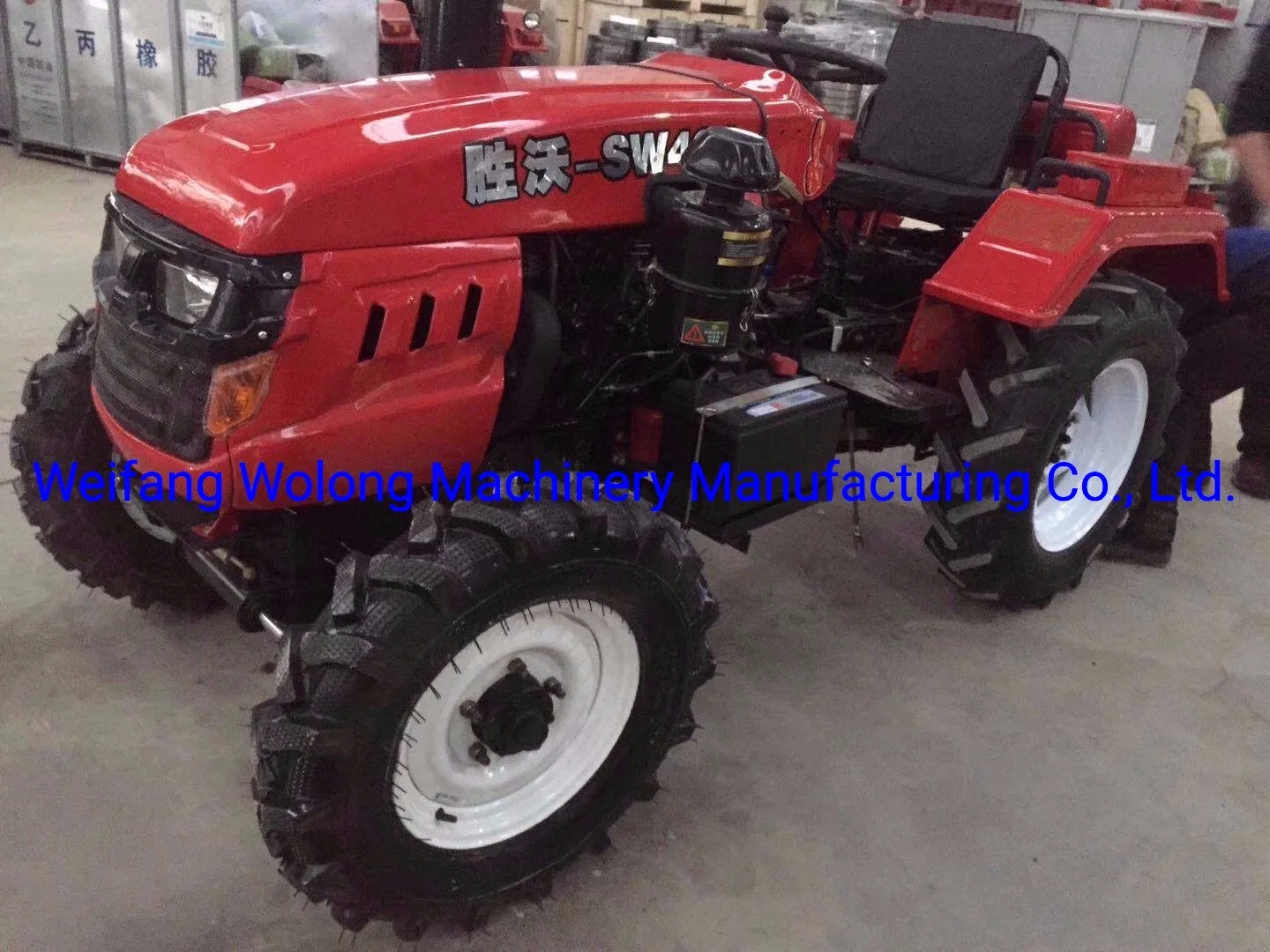 30HP Farm Tractor with 3 Cylinder Engine Trailer for Transportation