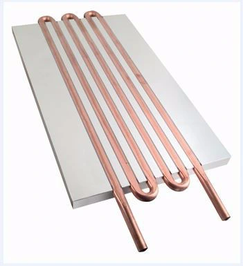 Tubo de calor incorporar o tubo de cobre 1060 Skived IGBT dissipador de calor em alumínio
