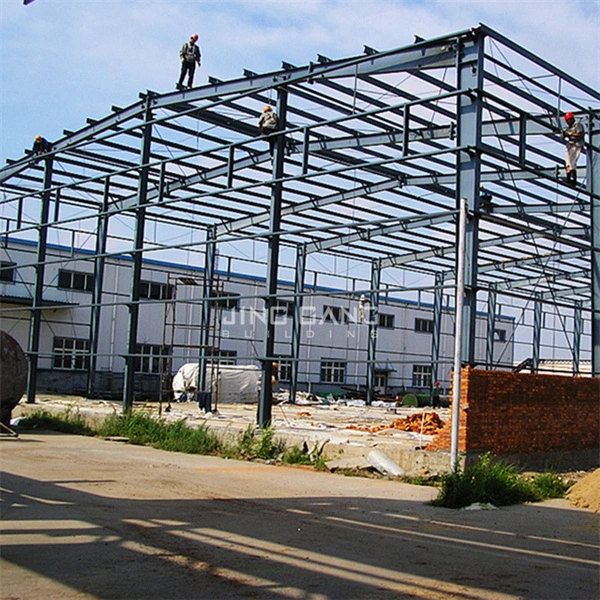 Galpão de Armazenagem galvanizado Q235 Q355 H seção Estrutura de Aço Construção metálica para o Workshop de armazém