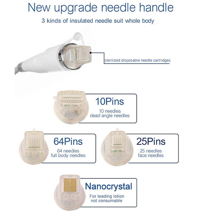 Nouvelles technologies de pointe de l'or Fractionla RF corps Microneedle Ride dépose Radio fréquence fractionnaire RF