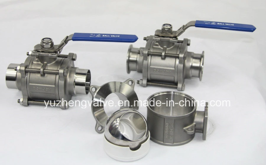 3PC Long Welding Ball Valve