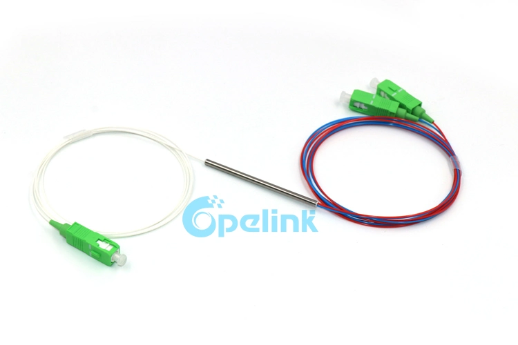 1X2 Fiber Optic Fbt Coupler with Sc/APC, 1490nm, 1m